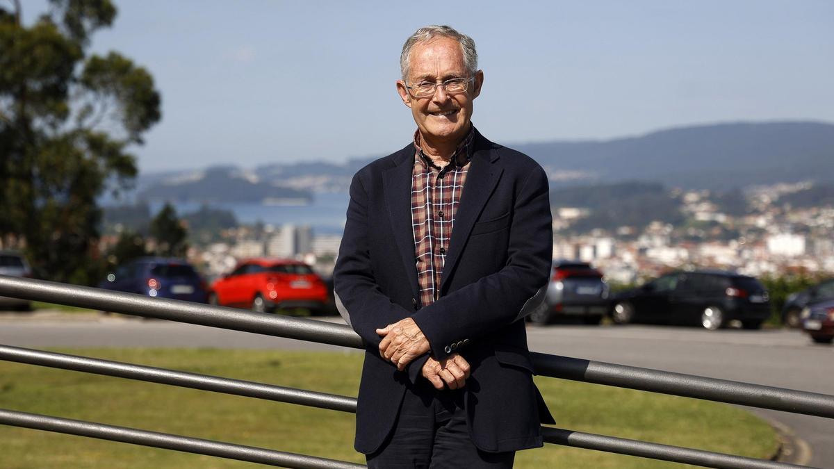 El investigador Ángel Carracedo Álvarez, en el Hospital Montecelo de Pontevedra.