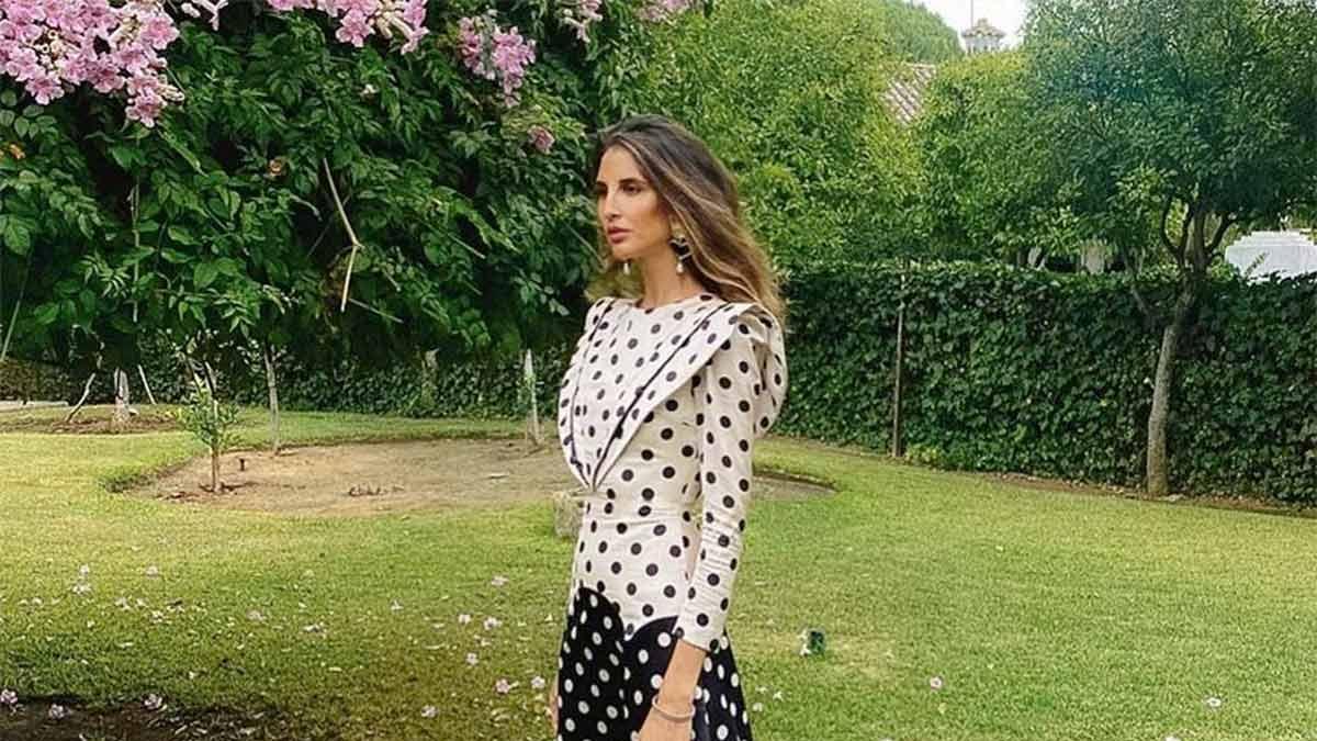 Inés Domecq, la invitada mejor vestida de la boda de su prima Claudia Osborne