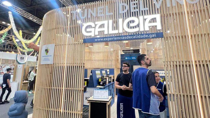 Los vinos Rías Baixas protagonizan un túnel del vino en Gourmets