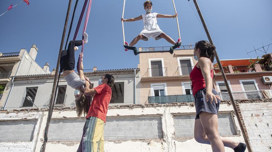 Espectacle de circ al Festivalet de Manresa