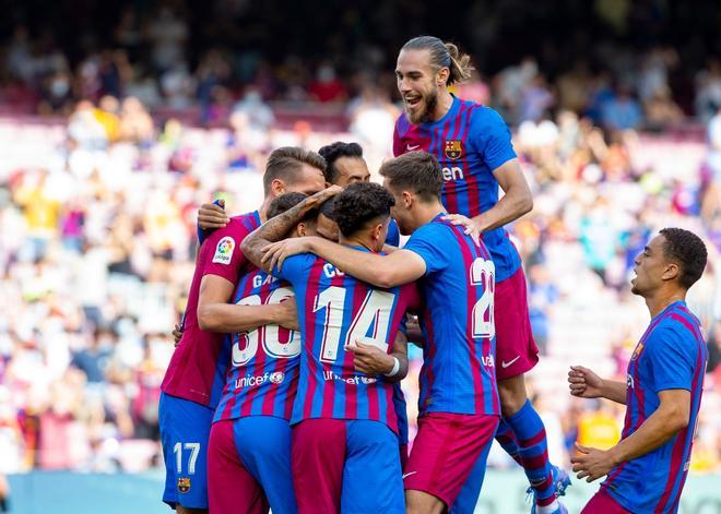 Las mejores imágenes del Barça - Levante: Ansu Fati, Depay, de Jong, Gavi, Nico...