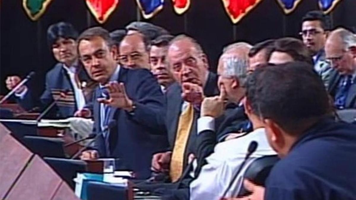 El incidente entre el Rey y Chávez en la Cumbre Iberoamericana de 2007