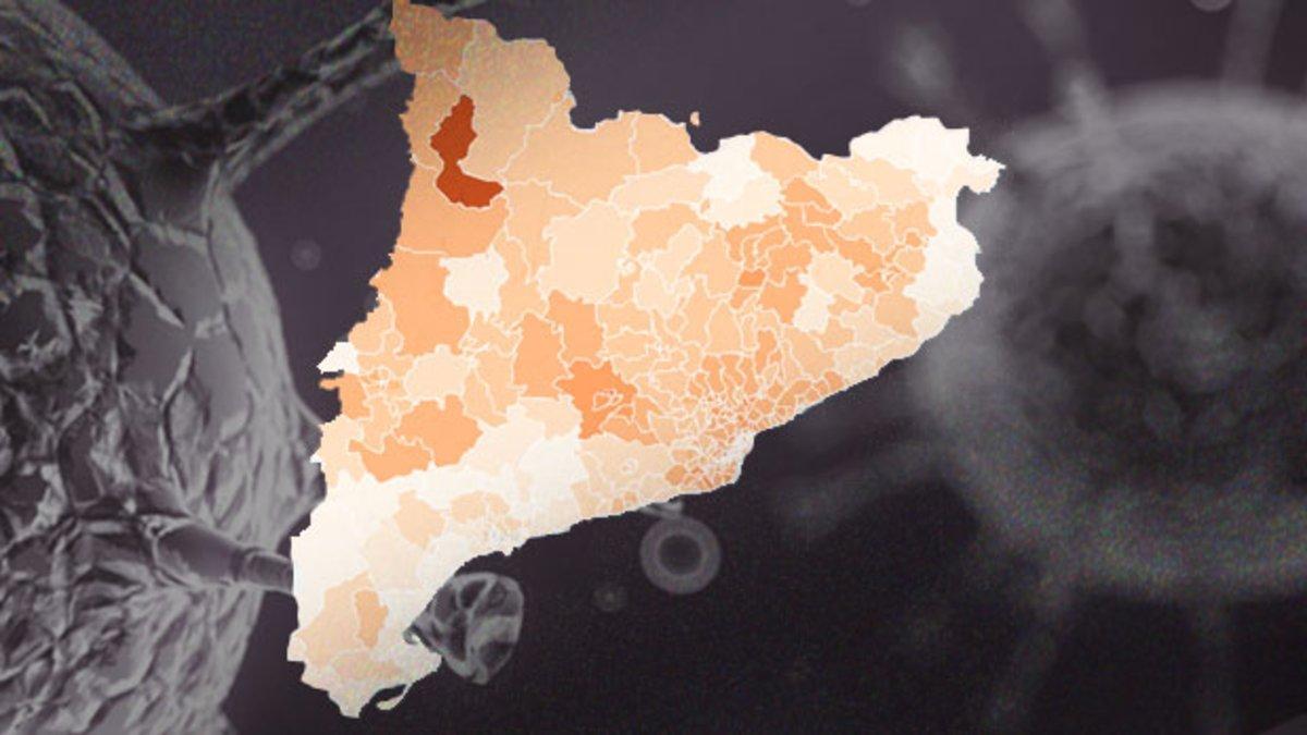 mapa virus catalunya