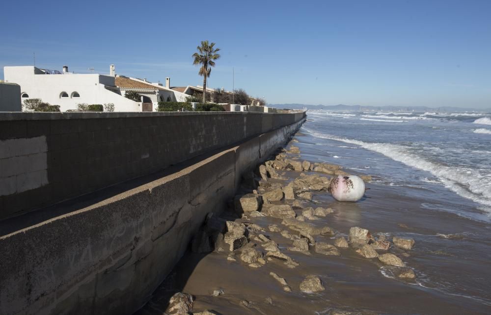 Desperfectos provocados por el temporal en l'' Albufera y el Saler