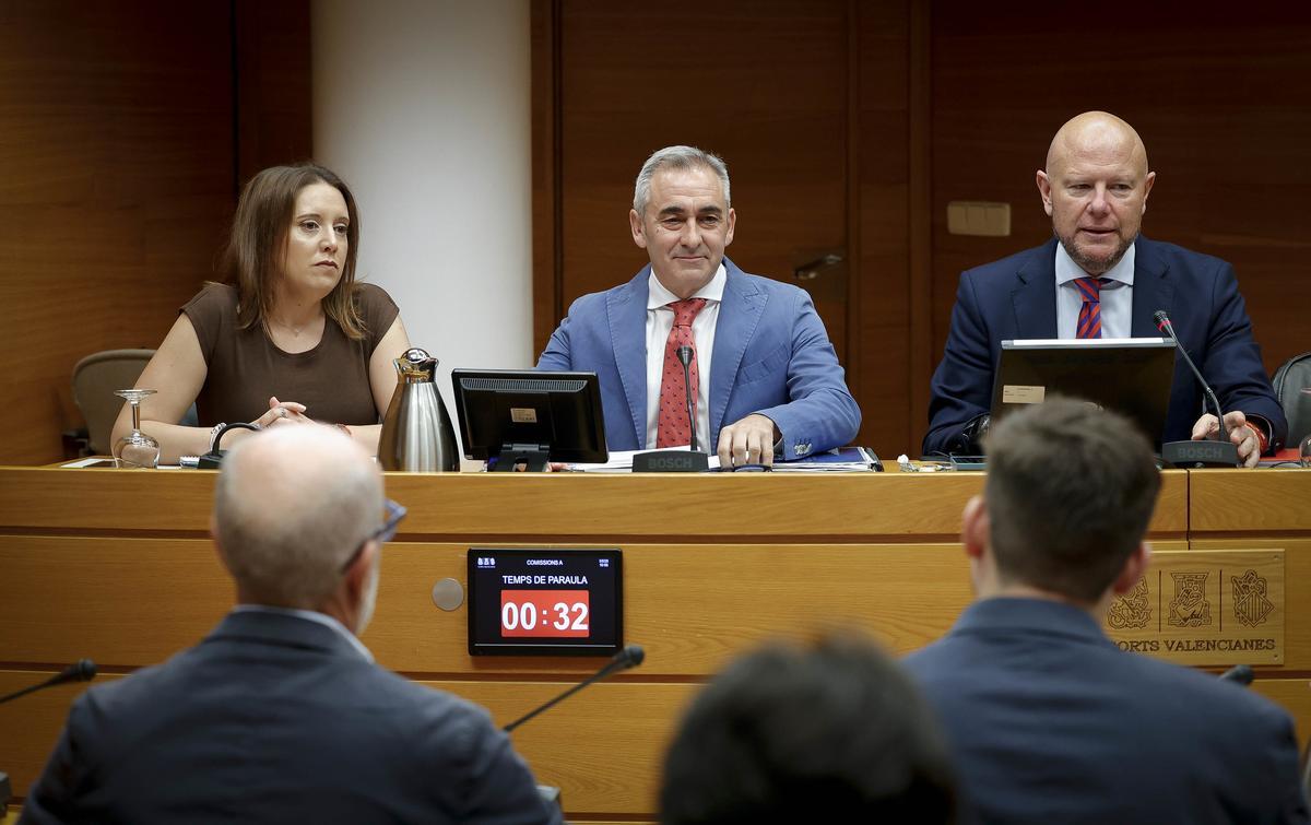 Miguel Barrachina durante su comparecencia.