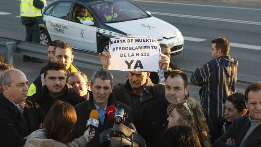 Las tragedias de la N-232: «Se me pone la piel de gallina al recordar los accidentes»