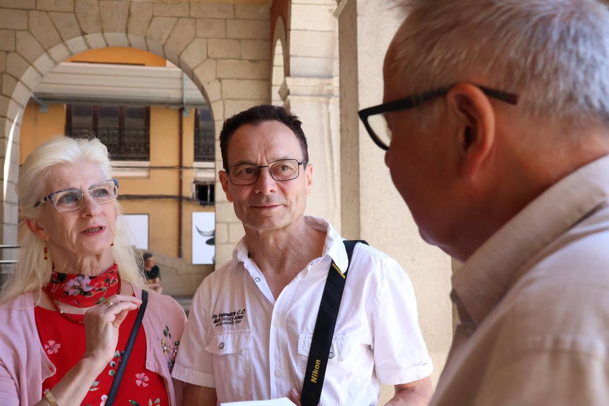 Petra y Hans Sieling alemanes ganadores de un concurso para visitar Zamora