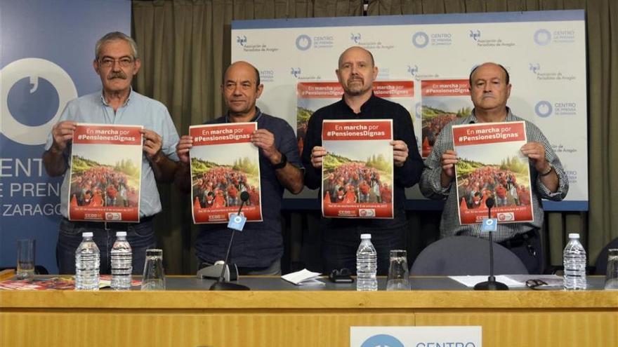 CCOO y UGT Aragón convocan marchas para defender el sistema de pensiones