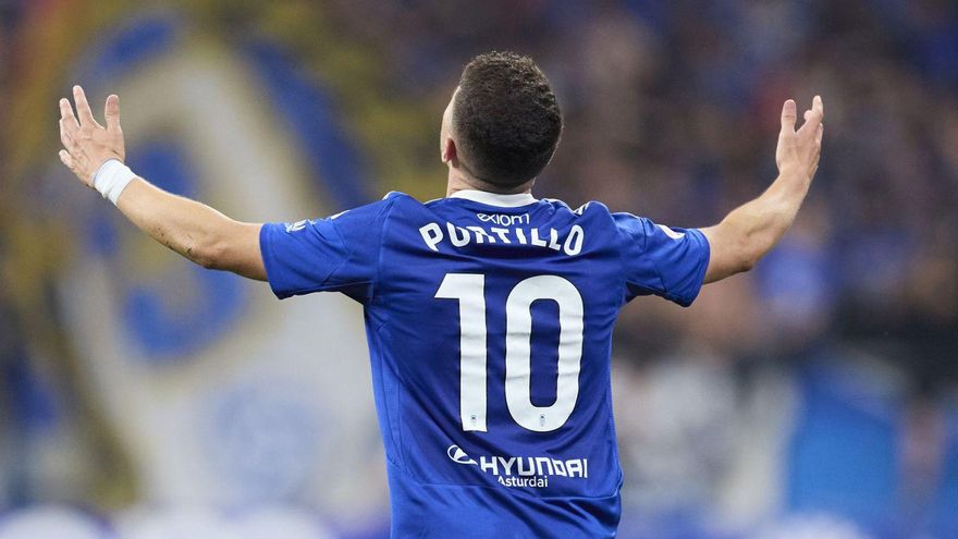 Portillo celebra su gol. | EP