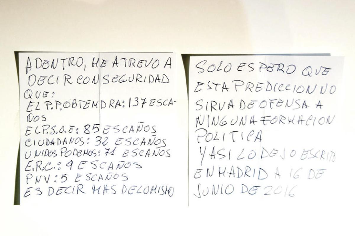 Anthony Blake se sabía los resultados