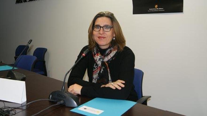 Angélica Miguélez, durante su ponencia.