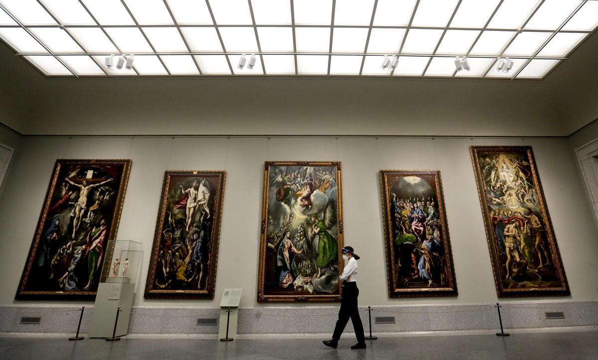 La IA sugiere que el Greco podría ser el único autor de 'El bautismo de Cristo'