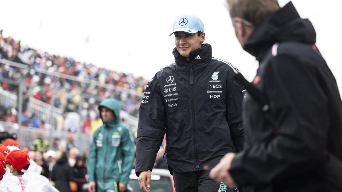 Mercedes revela el problema que dejó a Russell fuera del GP de Canadá