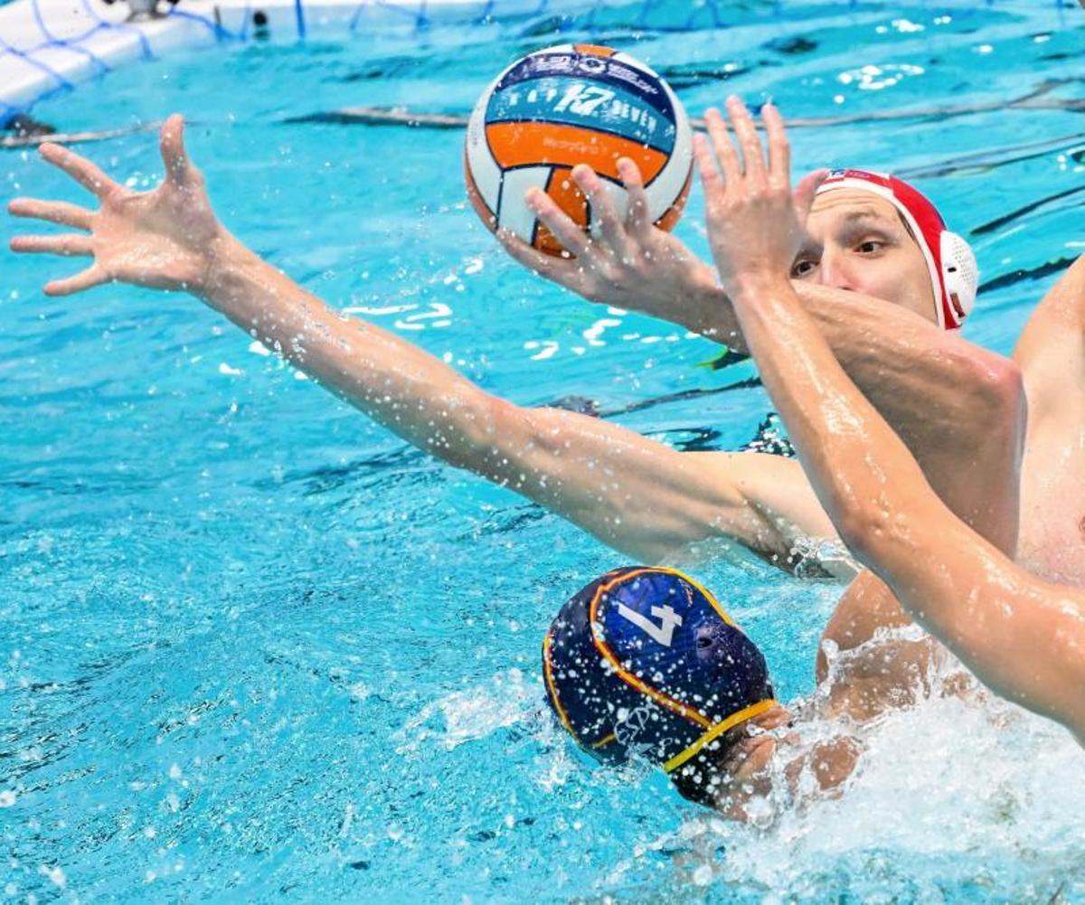 España gana a Croacia en el Europeo de Waterpolo