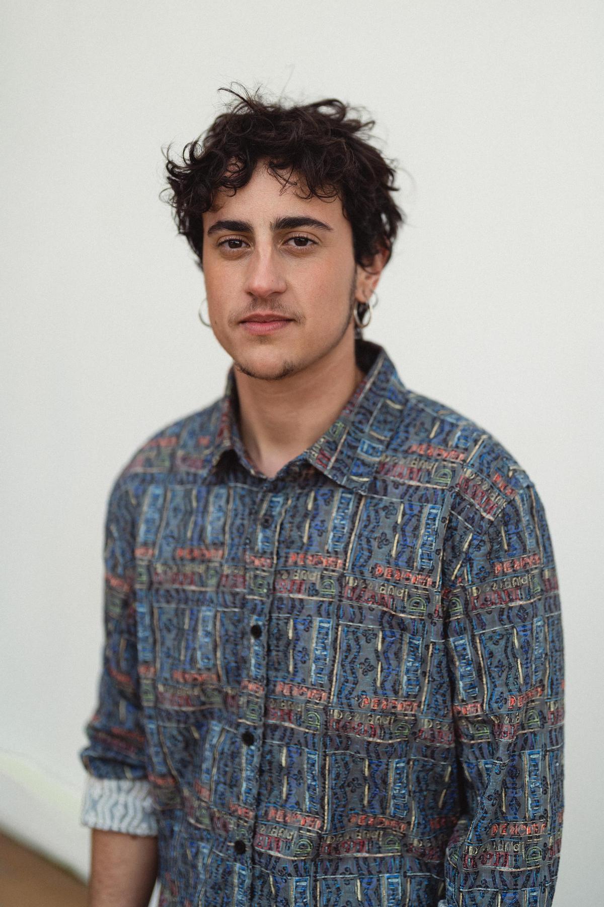 Adam Prieto, actor de "As liñas discontinuas", de Anxos Fazáns.