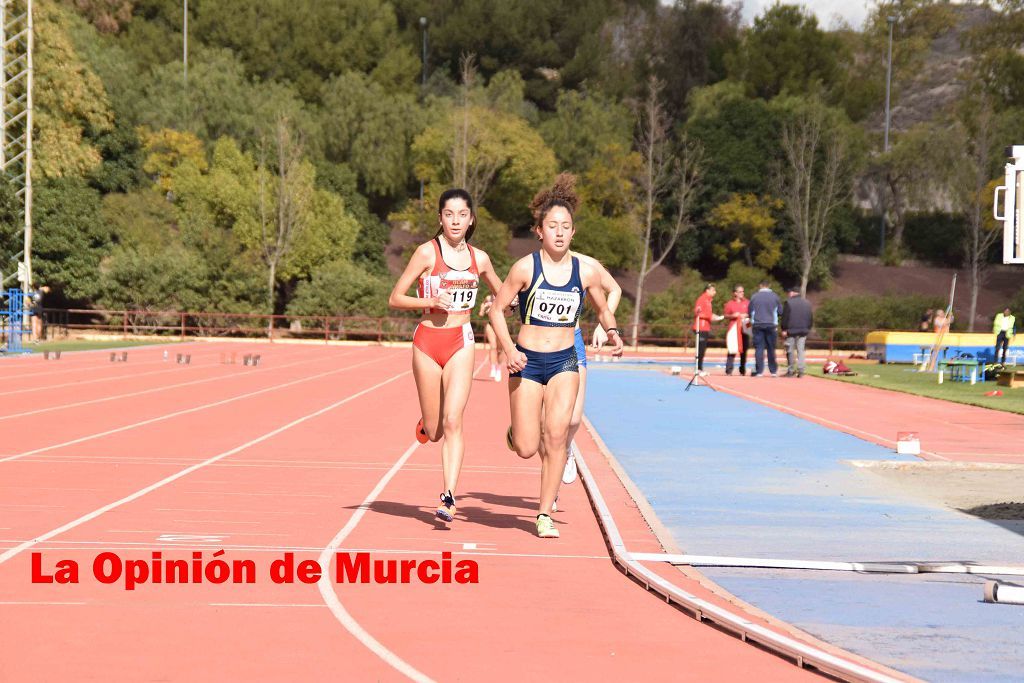 Regional absoluto y sub-23 de atletismo en Lorca