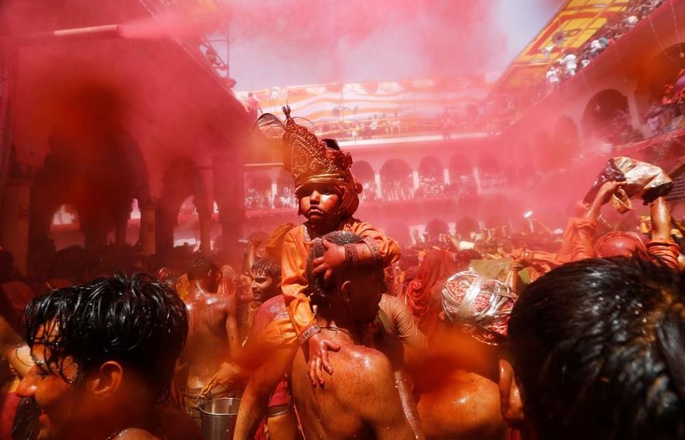 Holi, el festival dels colors, a Kathmandu