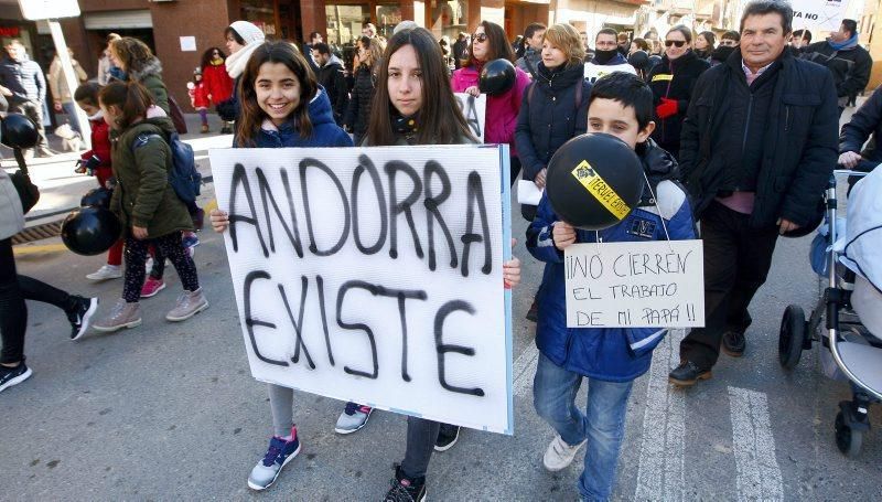 Masiva manifestación en Andorra