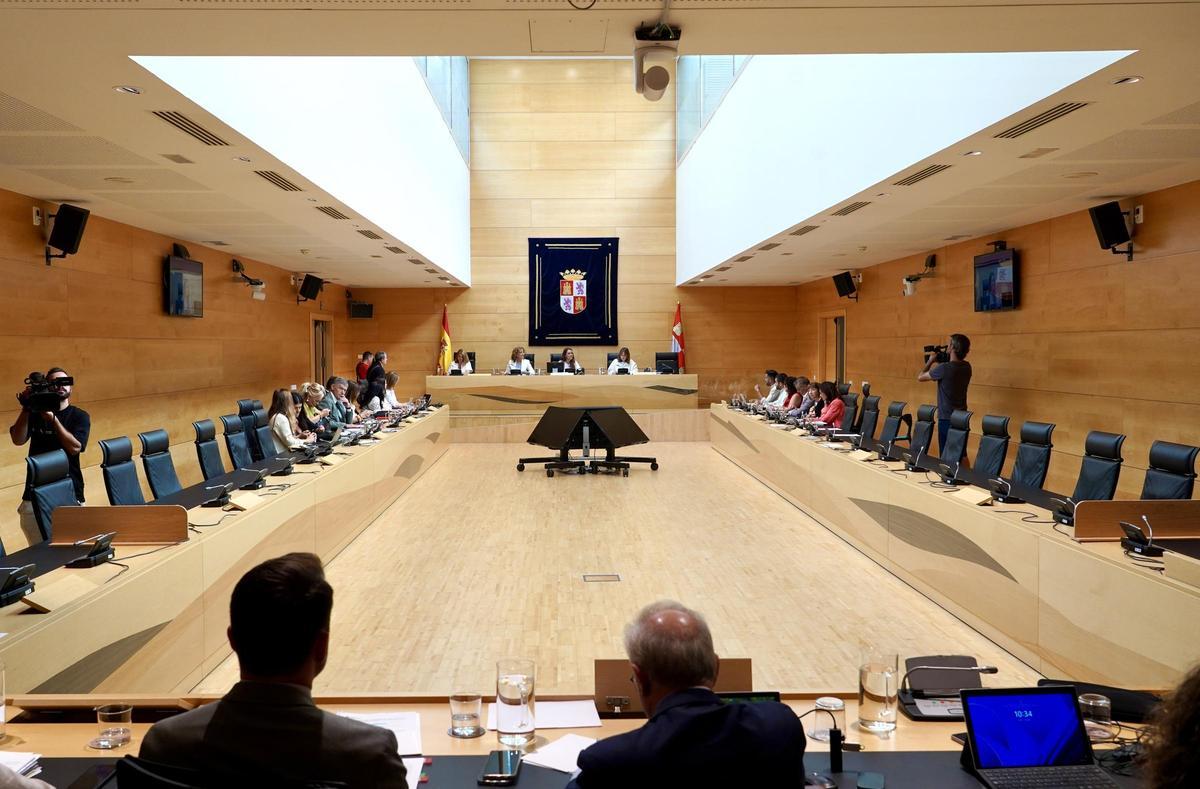 La consejera de Educación, María Pardo, presenta el programa de actuaciones que desarrollará su departamento en la XII legislatura.