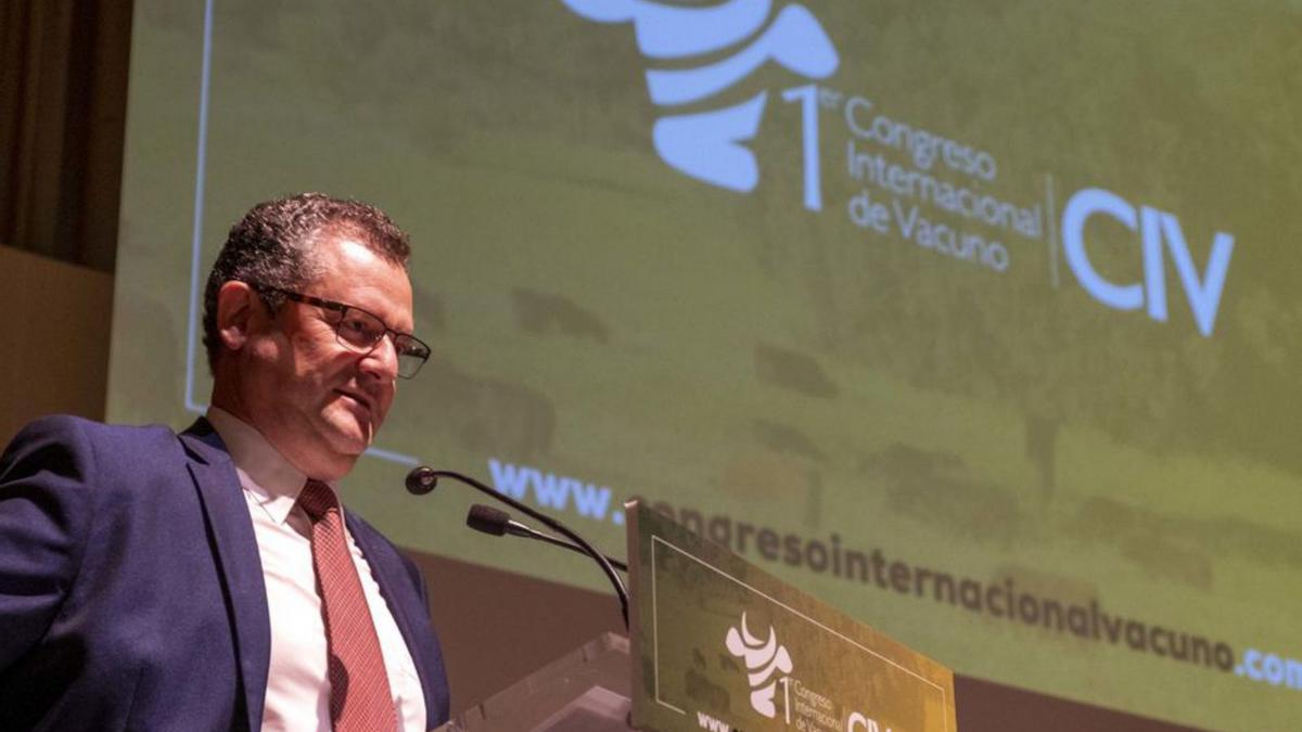 El consejero Gerardo Dueñas, ayer en un acto en Salamanca. | Ical