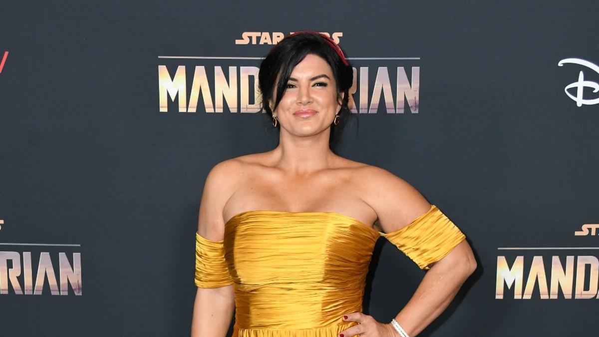 Gina Carano en la premiére de 'The Mandalorian'