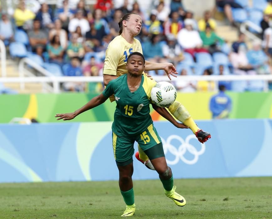 Los Juegos Olímpicos de Río 2016 han comenzado con el partido del torneo femenino de fútbol Suecia-Sudáfrica, saldado con triunfo nórdico. También se ha jugado el Canadá-Australia.