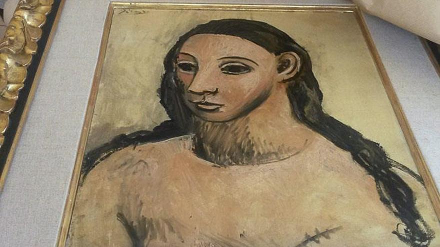 La obra &#039;Cabeza de mujer&#039; de Pablo Picasso.