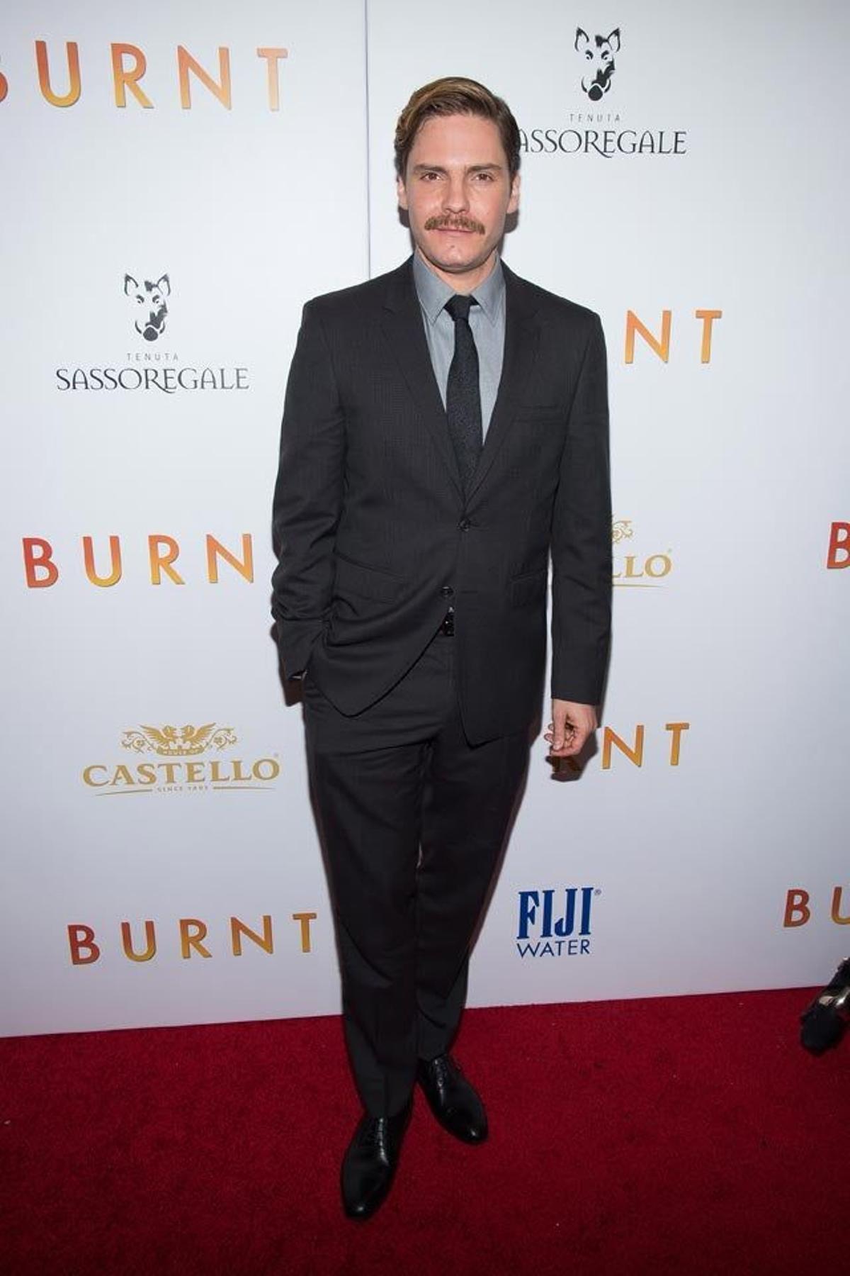 Daniel Brühl, en el estreno de Burnt en Nueva York.