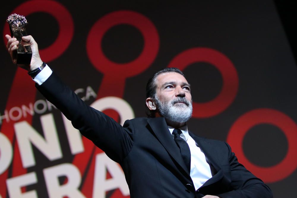 Antonio Banderas, Biznaga de Oro honorífica del Festival de Málaga