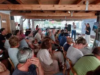 La presentación en sociedad del plan director de Banda do Río, en Bueu