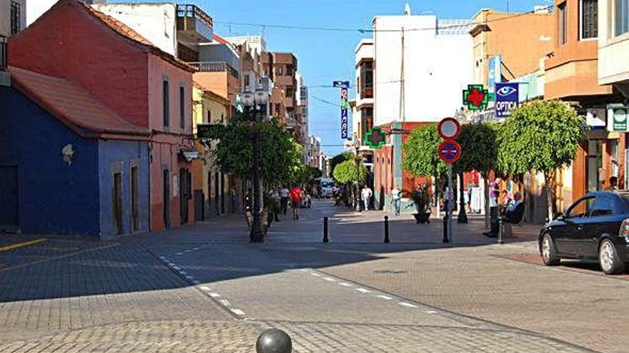 Vista de la plaza de San Gregorio, en el barrio de San Gregorio.