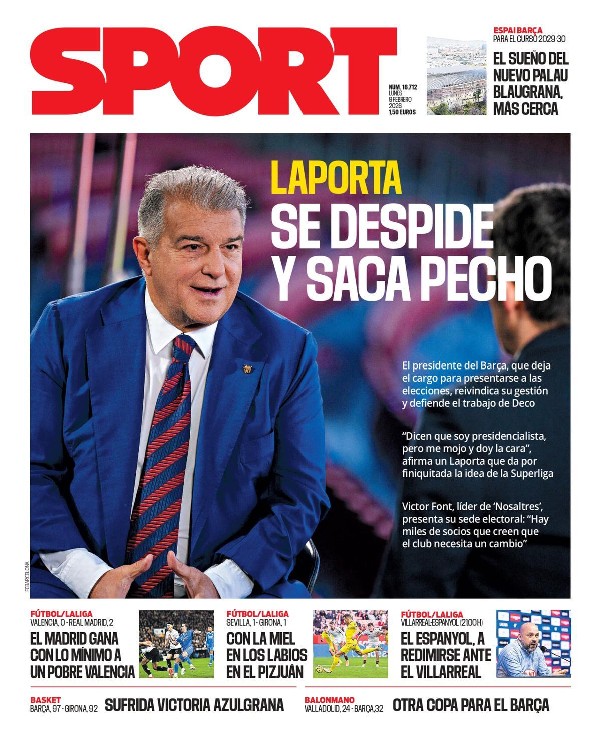 Estas son las portadas de la prensa deportiva de hoy