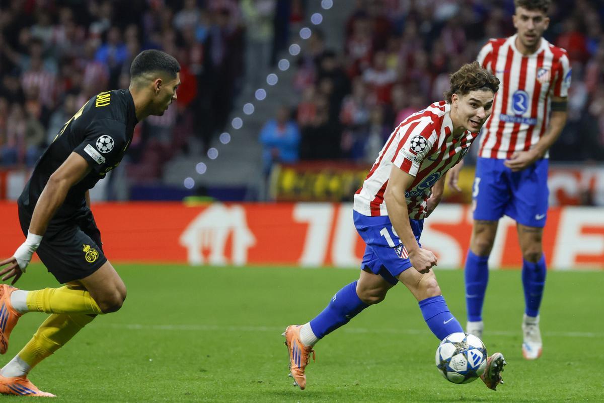 Julián Álvarez, ante el Unión SG