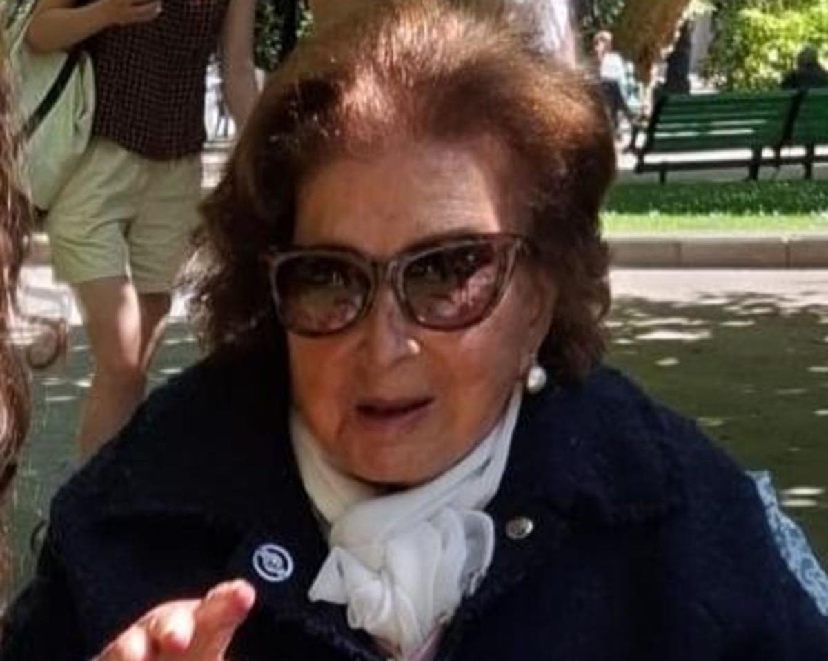 Pilar Alonso, en el Campo San Francisco, justo antes del apagón. |