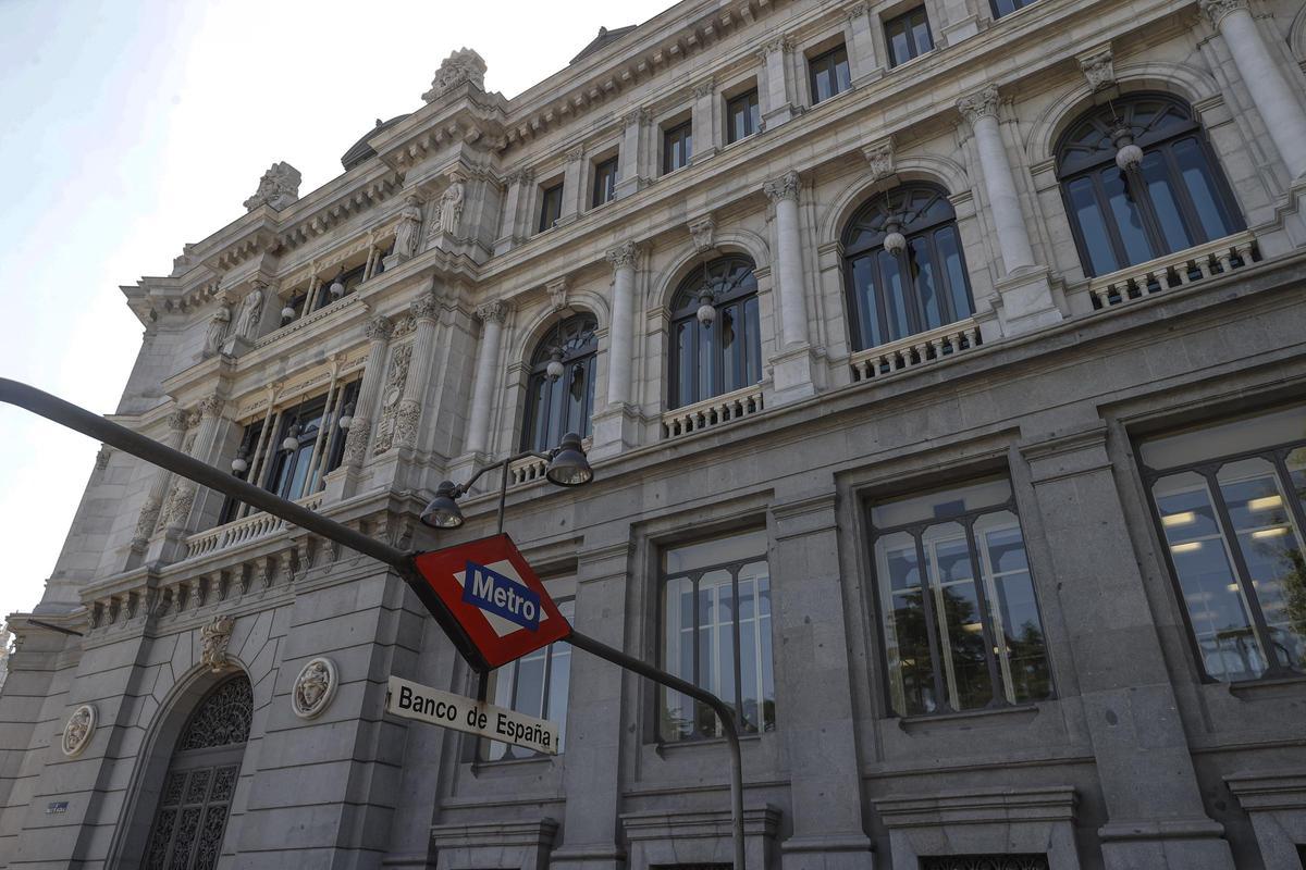 Fachada del Banco de España.