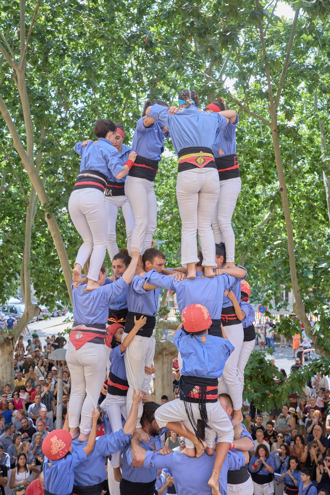 Festa Major de Salt: orgull Marrec a la diada castellera
