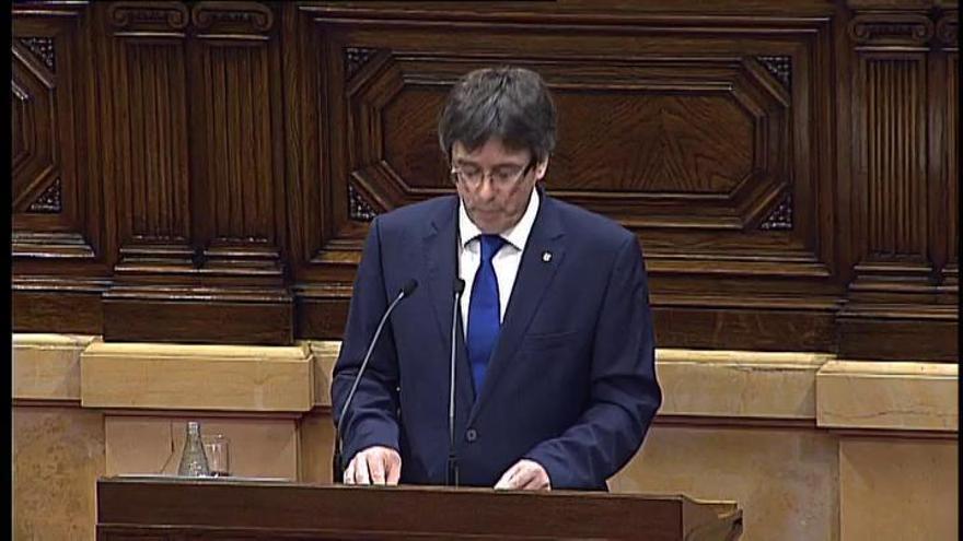 Puigdemont se someterá a una cuestión de confianza en septiembre