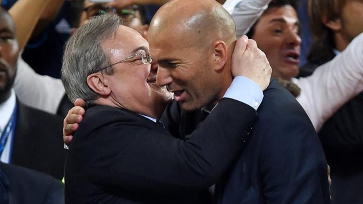 Zidane y Florentino tienen sintonía