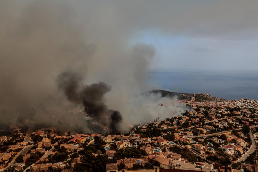 Incendio en Jávea