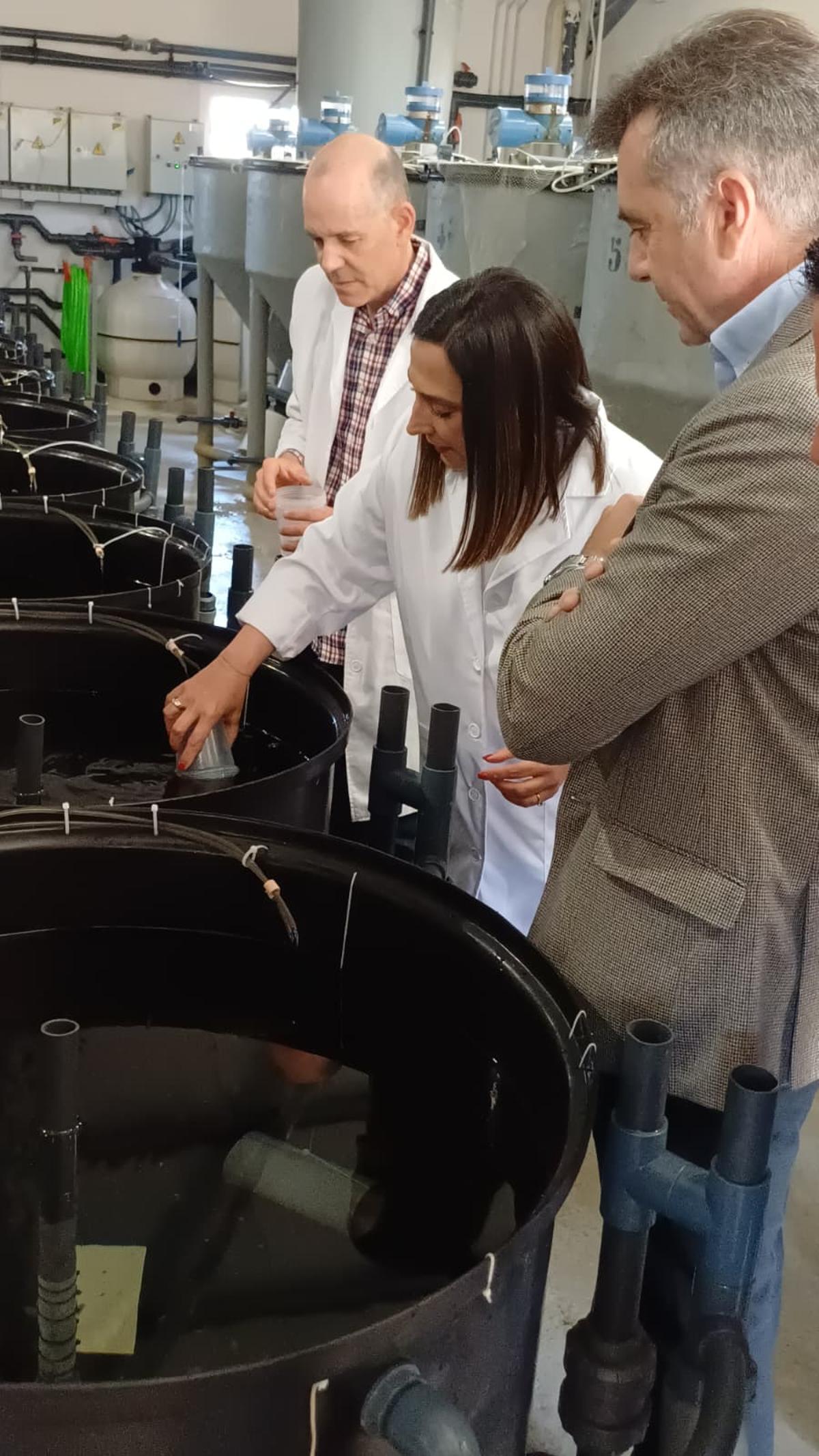 La consejera Sara Rubira visitó este viernes las instalaciones del Imida en San Pedro del Pinatar.