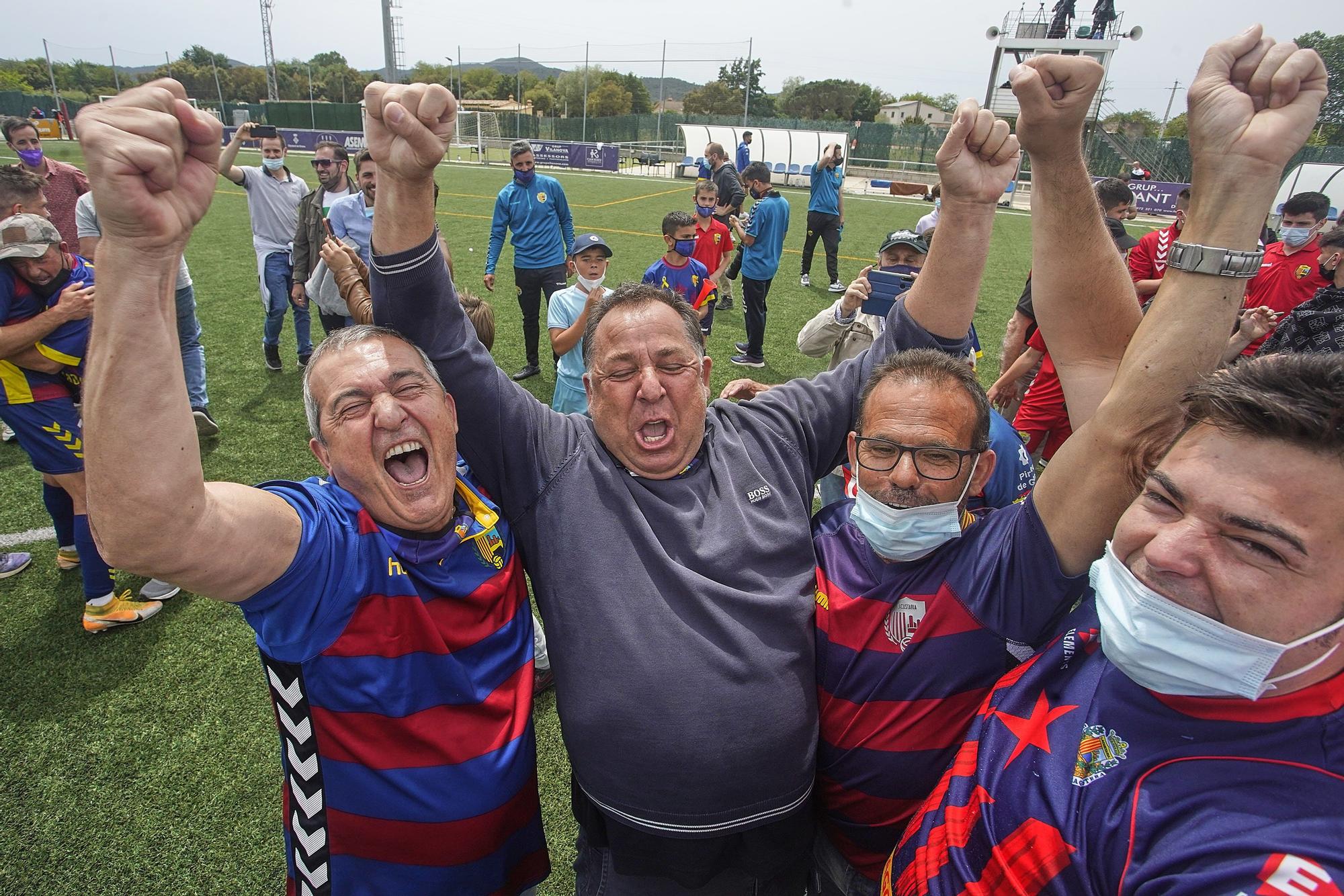 El Llagostera és de Primera RFEF (3-3)