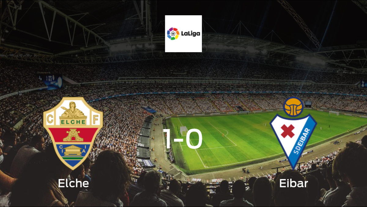 Visitors fail to take points as Elche beat Eibar 1-0