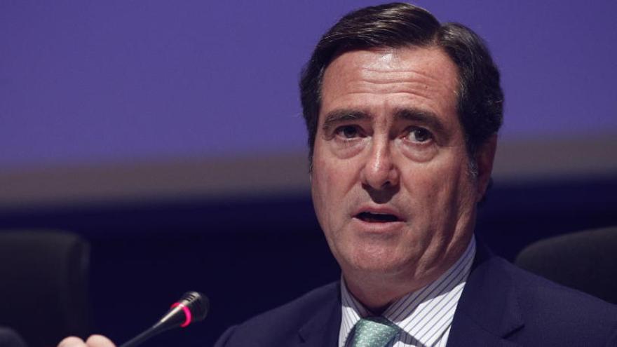 El presidente de la CEOE, Antonio Garamendi.