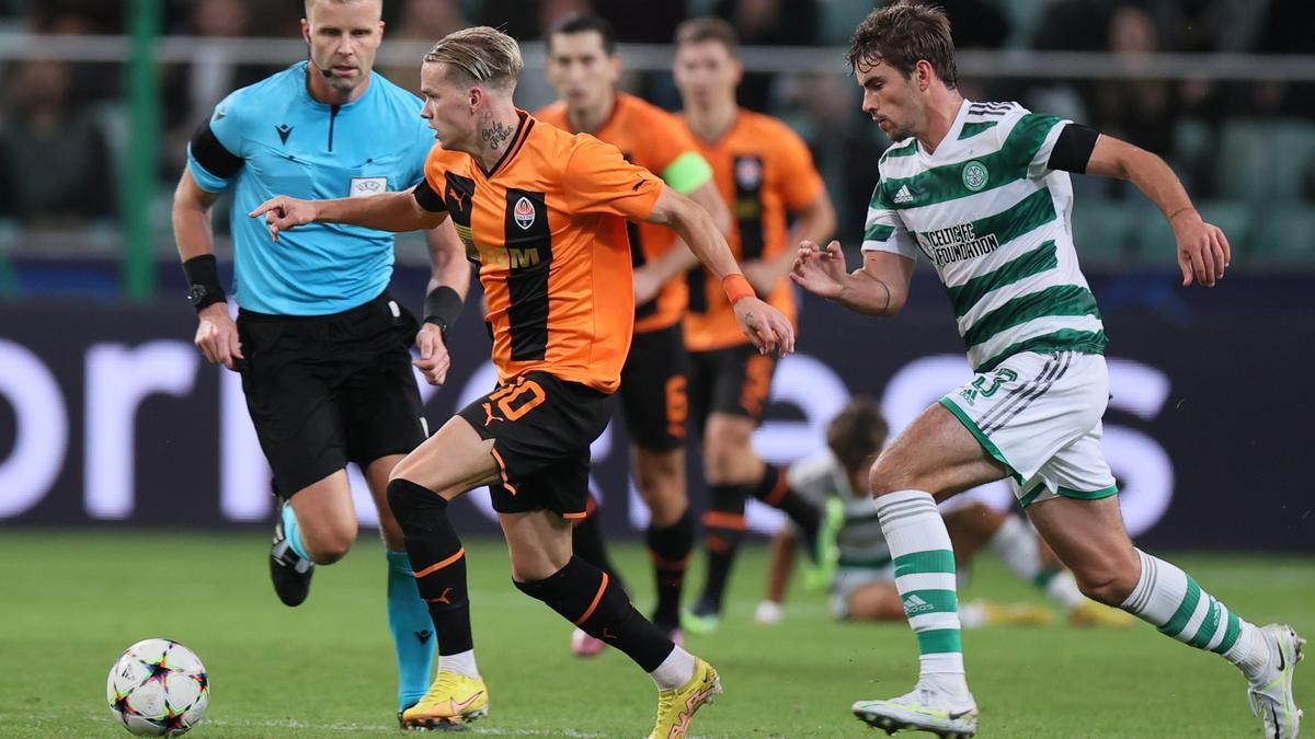 Shakhtar-Celtic : El gol de Mudryk