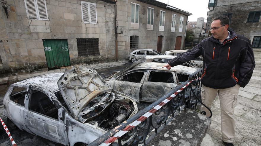 Un vecino afectado por los incendios de Tui: “A las 3.30 horas sentí un coche bajar a toda velocidad, tembló hasta la cama”