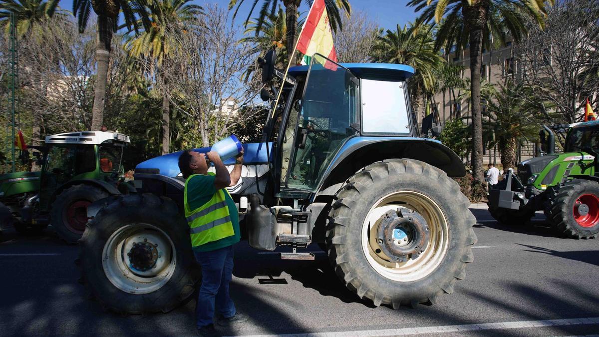 Málaga volverá a llenarse de tractores este miércoles, 13 de marzo.