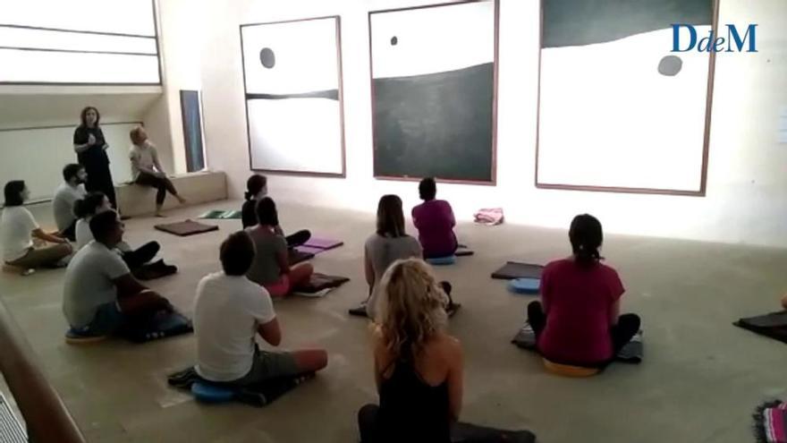 Yoga en la Fundación Miró