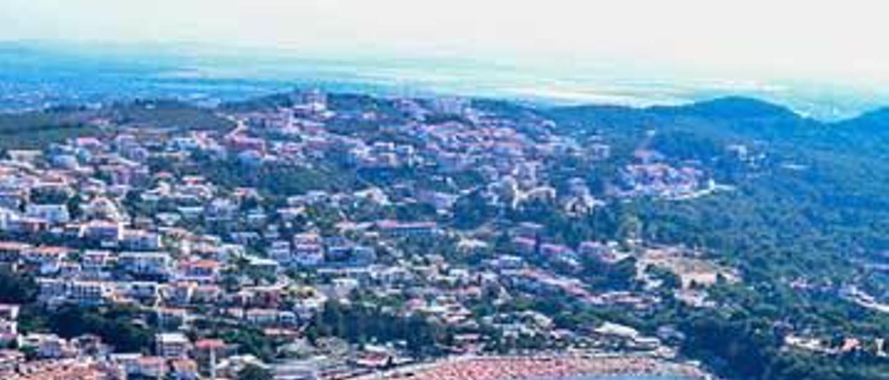 Vista de Ulcinj, en Montenegro.