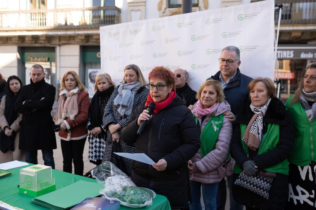 Piedad Garrote ofrece su testimonio como paciente de cáncer de mama