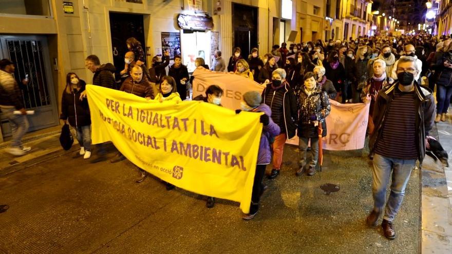 Manifestación en Alcoy el Día Internacional de las Mujeres
